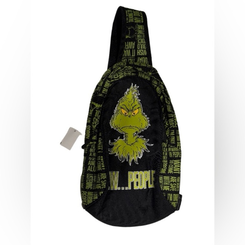 NWT Dr Seuss The Grinch Universal Studios Parks Snarky Sling Bag – EW… People